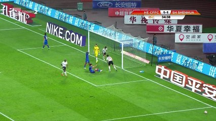 Chinese Super League - J13 - Match nul entre Hebei et Shanghai Shenhua