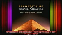 READ book  Cornerstones of Financial Accounting Available Titles CengageNOW Full Free