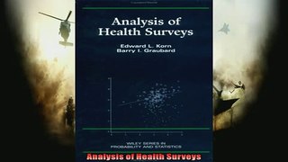 READ book  Analysis of Health Surveys  FREE BOOOK ONLINE