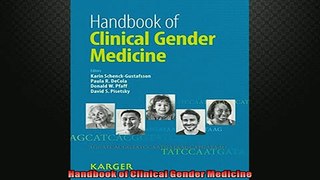 Free PDF Downlaod  Handbook of Clinical Gender Medicine  FREE BOOOK ONLINE