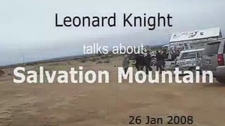Salvation Mountain part 2: Leonard Knight speaks (26 Jan 08)