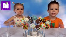 Кейк Попс Челлендж с вкусными и ужасно не вкусные сладости для Кати и Макса Cake Pops Challenge delicious _ awful 2016