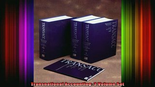 READ book  Transnational Accounting 3 Volume Set Full Free