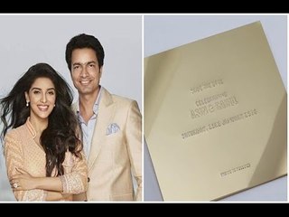 Asin & Rahul Sharma's Gold Wedding Card LEAKED