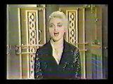MADONNA Saturday Night Live Opening Season 1985