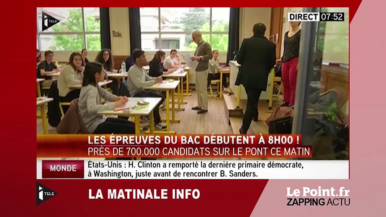 "Travailler moins, est-ce vivre mieux ?" - Quand le bac fait écho aux manifestations - Zapping du 15 juin