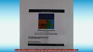 FREE DOWNLOAD  Clinical Phonetics with Audio CD 3rd Edition  BOOK ONLINE