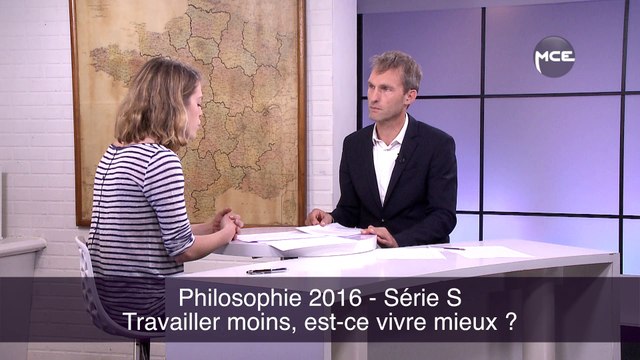 Bac 2016 : Les corrigés philo Bac S travailler moins, est-ce vivre mieux ?