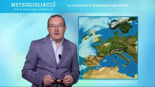 Meteo di dopodomani, Giovedì 26 luglio.