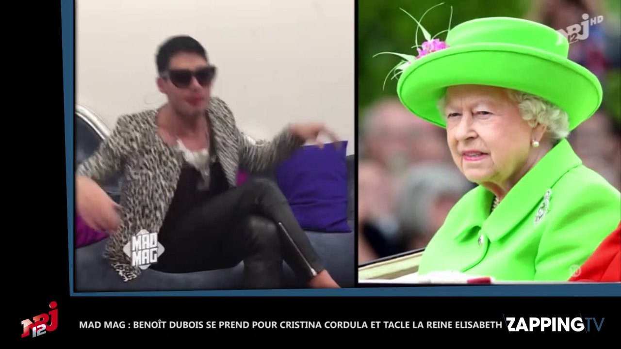 Mad Mag : Benoît Dubois se prend pour Cristina Cordula et tacle la Reine Élisabeth ! (Vidéo)