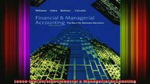 READ book  Looseleaf version Financial  Managerial Accounting Full EBook