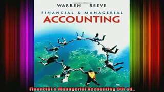 READ book  Financial  Managerial Accounting 9th ed Full EBook