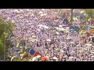 BAJRAMI NE BOTE PELEGRINAZH NE MEKE PER FESTEN E MUSLIMANEVE LAJM