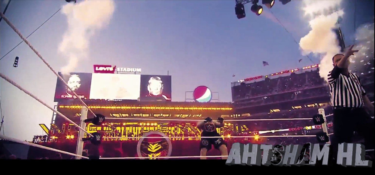 WWE Brock lesner vs Roman regins Wrestlemanyia31-Highlights[HD]