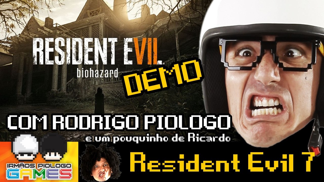 Resident Evil 7 DEMO PS4 - Gameplay Live com Rodrigo Piologo