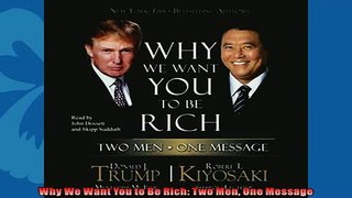 Popular book  Why We Want You to Be Rich Two Men One Message