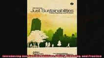 Enjoyed read  Introducing Just Sustainabilities Policy Planning and Practice