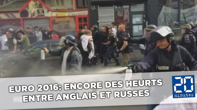 Euro 2016: Encore des échauffourées entre Anglais et Russes à Lille