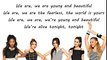 Fifth Harmony - Young & Beautiful (Lyrics & Pictures)