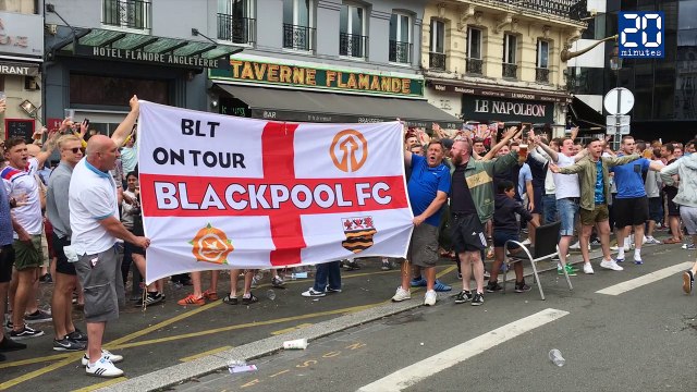 Les supporters Anglais ont animé Lille