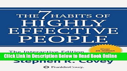 Download The 7 Habits of Highly Effective People: Interactive Edition  Ebook Online