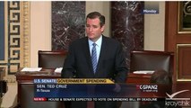 Cruz Cut Off By Senators; Senate Floor Speech; 9-28-2015