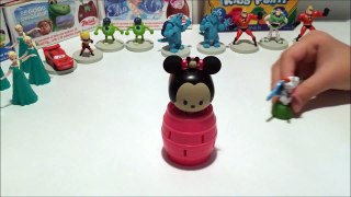 Olaf vs Mike - Pop up Pirate Tsum Tsum Minnie Challenge: Disney, Pixar, Frozen, Monster Inc.