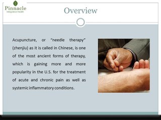 Acupuncture Time-tested Reliable Method of Pain Relief
