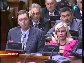 KOSOVE SERBI KRYETARI I PARLAMENTI SERB FLET PER PLANIN E BISEDIMEVE LAJM