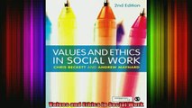 Free Full PDF Downlaod  Values and Ethics in Social Work Full Free