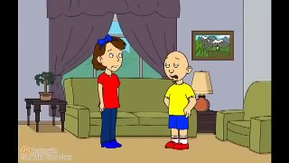 Caillou fakes sick and gets grounded cartoon snippet