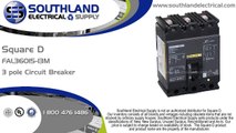 Square D FAL36015-13M, 15 Amp, 600 Volt, MAG GUARD MCP, 3 Pole Circuit Breaker