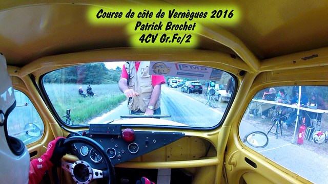 Course de côte de Vernègues Patrick Brochet 4CV Gr.Fc/2 2ème monte de course