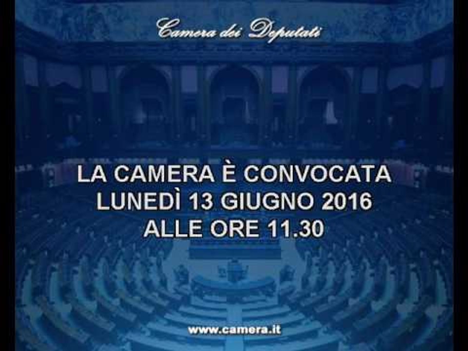 Roma - Camera - 17^ Legislatura - 636^ seduta (13.06.16)