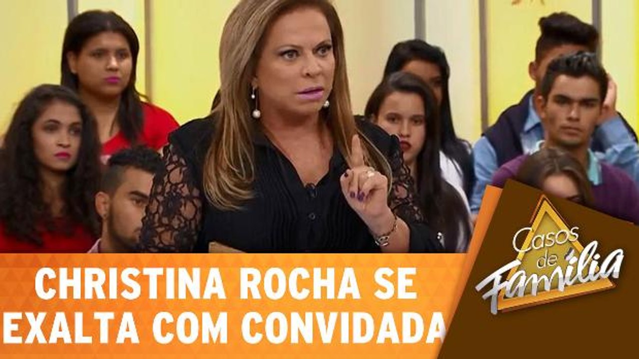 Christina Rocha se exalta com convidada!