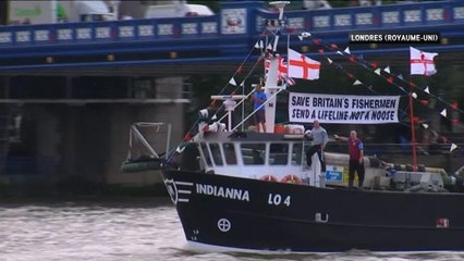 Brexit : bataille navale entre partisans et opposants sur la Tamise - Le 15/06/2016 à 23h16