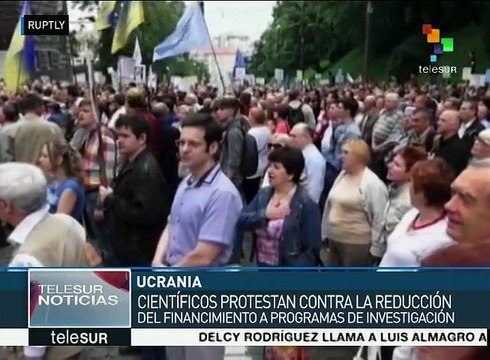 Ucrania: científicos protestan contra recortes a presupuestos