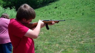 My son shooting a Ruger 10/22