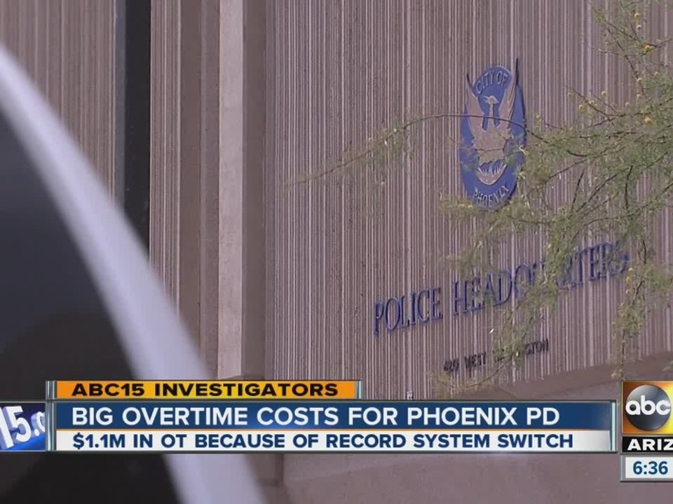 Phoenix police overtime bill: $1.1 million