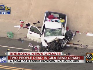 Two people dead in Gila Bend crash