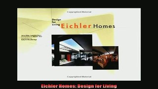 Enjoyed read  Eichler Homes Design for Living