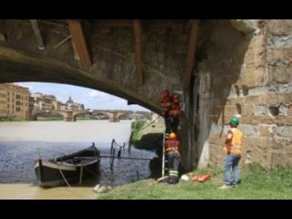 Firenze - Installati sensori per monitoraggio del Ponte Vecchio (15.06.16)