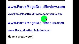 Forex Megadroid Week 20 Results