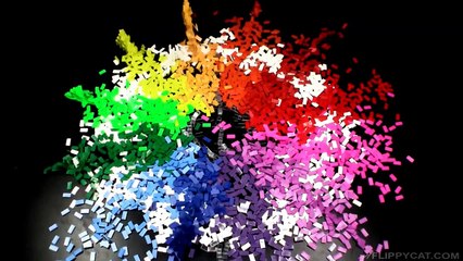 Dizzy Dominoes (17,500 Dominoes)