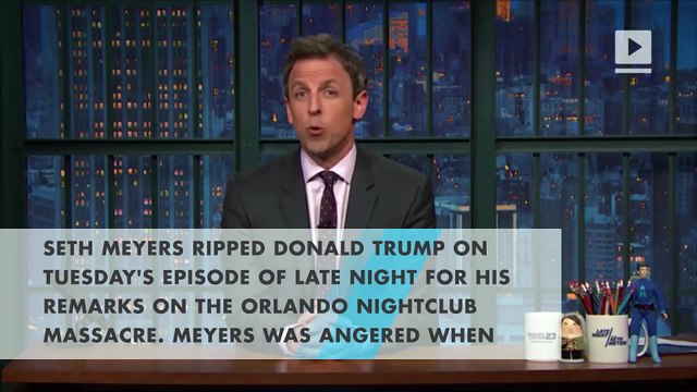 Seth Meyers bans Donald Trump from Late Night show