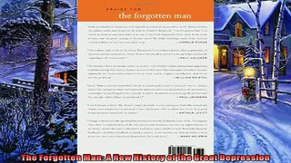 For you  The Forgotten Man A New History of the Great Depression