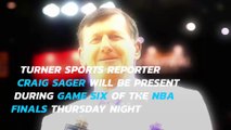 Craig Sager joins ESPN broadcast team for game six of NBA Finals