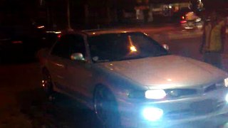 mitsubishi galant V6 burnout wheels with 19' rims