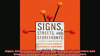 Popular book  Signs Streets and Storefronts A History of Architecture and Graphics along Americas