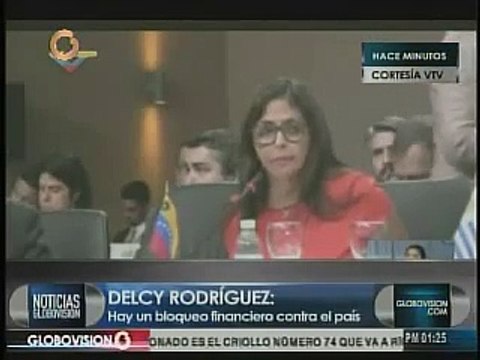 Esto dijo Delcy Rodríguez sobre Venezuela en la Asamblea General de la OEA